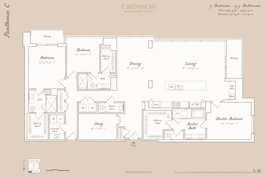 Penthouse C Floorplan Penthouse C Floorplan